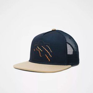 NWT Prana Lower Pines Flat Brim Trucker Hat